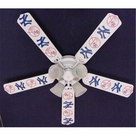 CEILING FAN DESIGNERS Ceiling Fan Designers 52FAN-MLB-NYY MLB York Yankees Baseball Ceiling Fan 52 In. 52FAN-MLB-NYY